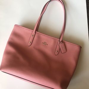 Pink Coach Tote